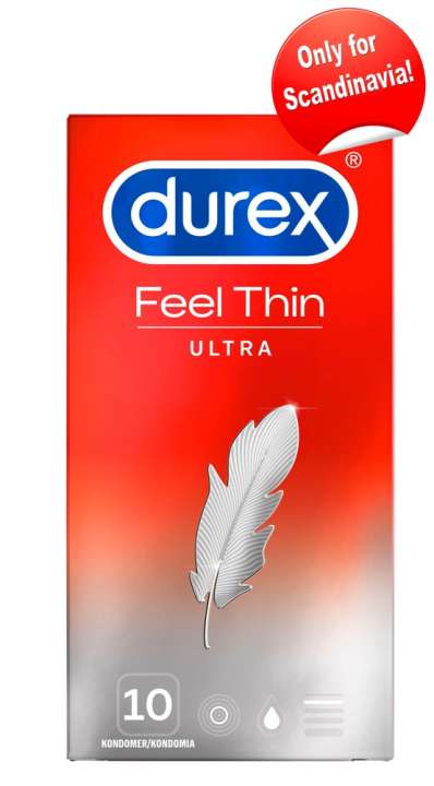 Priser på DUREX FEEL ULTRA THIN 10 STK