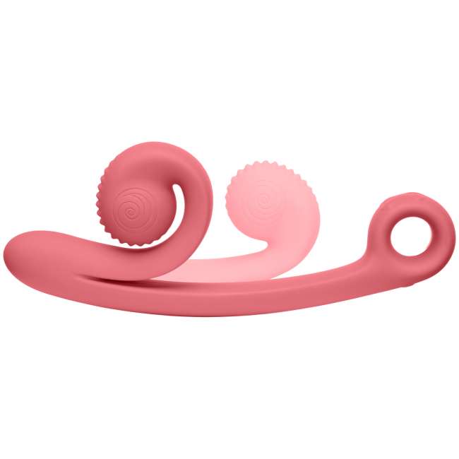 Priser på Snail Vibe Curve Opladelig Dobbelt Stimulator - Rosa
