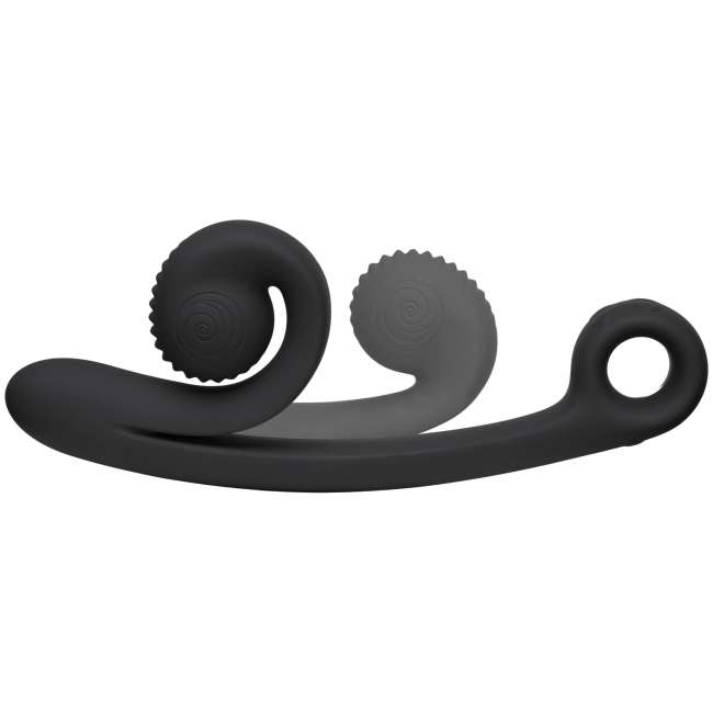 Priser på Snail Vibe Curve Opladelig Dobbelt Stimulator - Sort
