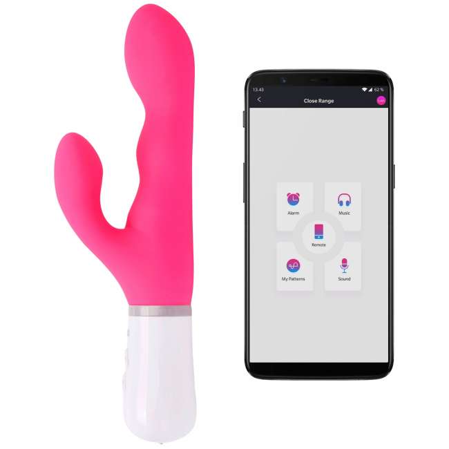 Priser på Lovense Nora Rabbit Vibrator App Styret - Pink