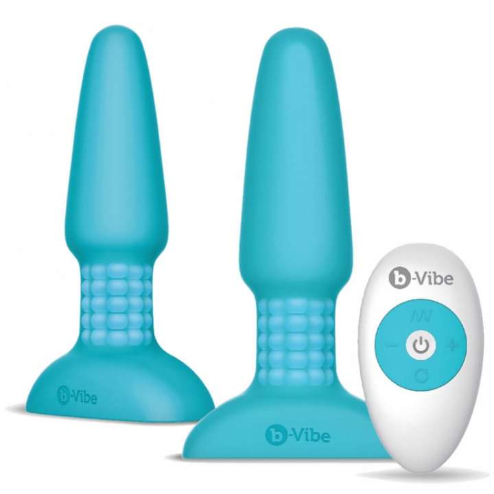 Priser på B-Vibe Rimming Anal Plug med Fjernbetjening Sort