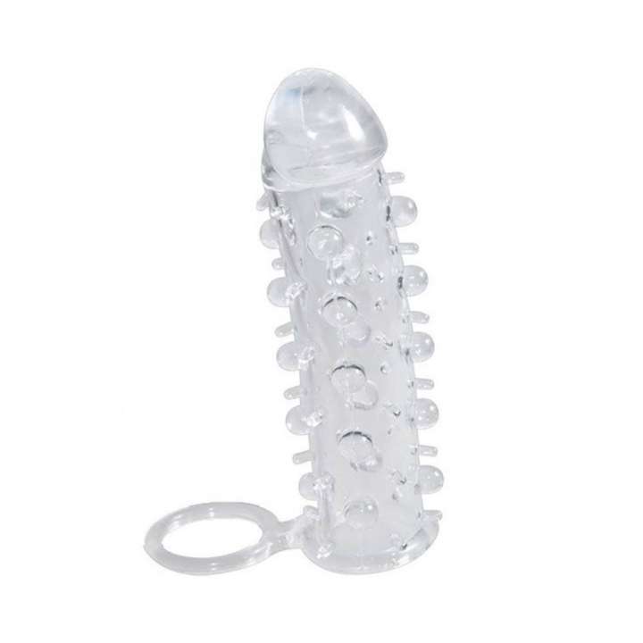Priser på Crystal Skin - Penis Sleeve med Knopper