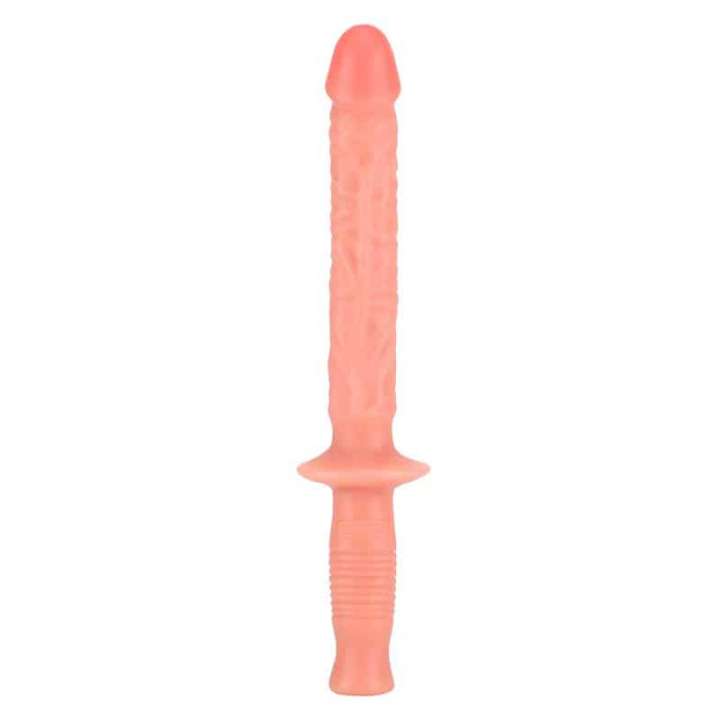 Priser på ToyJoy The Manhandler Dildo 38 cm - Lys hud