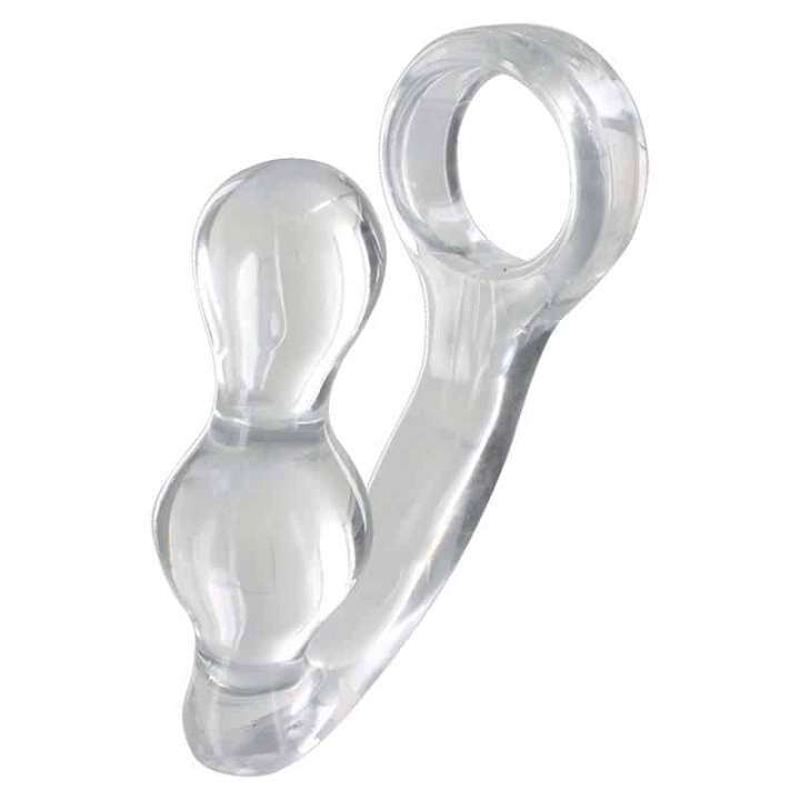 Priser på ToyJoy Power Plug & Penisring - Transparent