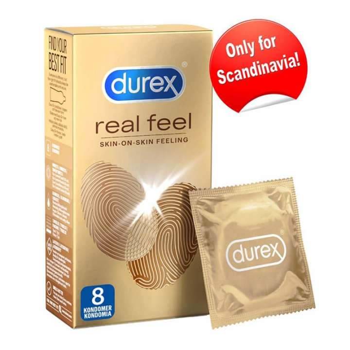 Priser på Durex Real Feel Kondomer 8 stk