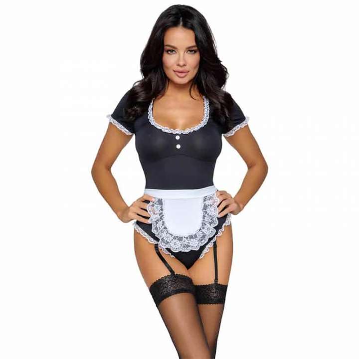 Priser på Cottelli Stuepige Kostume Sort - XL
