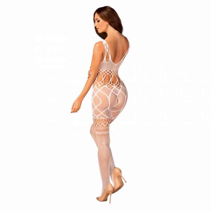 Priser på Obsessive Harper Bundløs Catsuit Hvid - XL/XXL