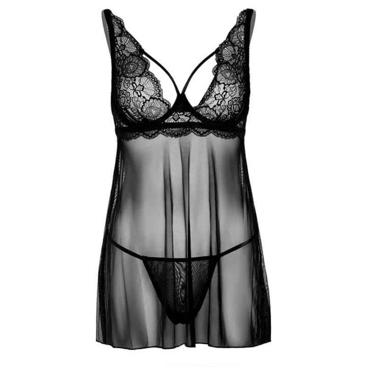 Priser på Daring Intimates Lilly Babydoll Sort - S/M