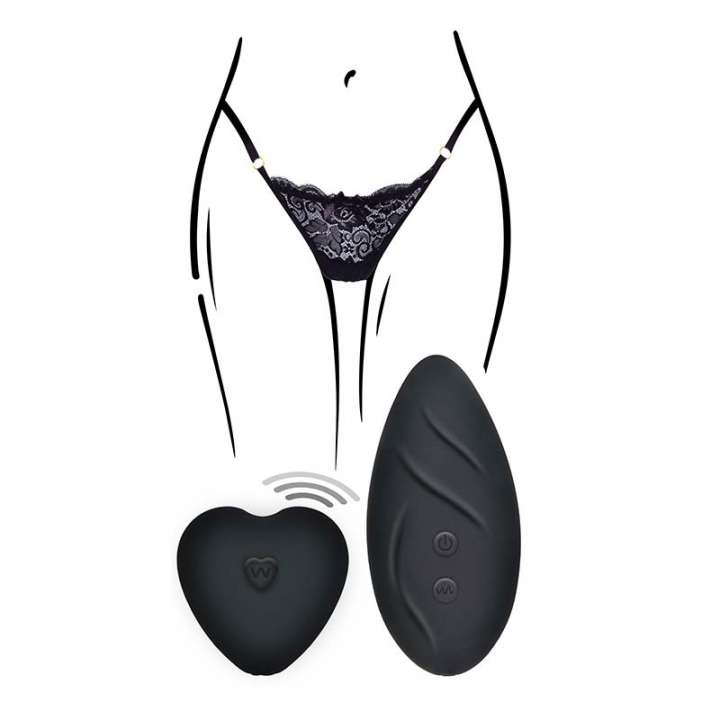 Priser på ToyJoy Angel Trusse Vibrator Sort