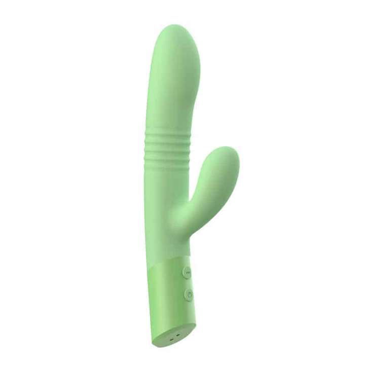 Priser på Pleaser Hailey Thrusting Rabbitvibrator