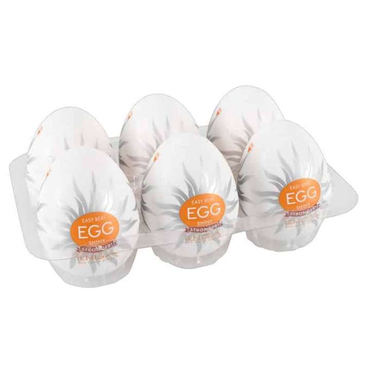 Priser på TENGA Eggs Shiny 6 Pack Onani Håndjob til Mænd