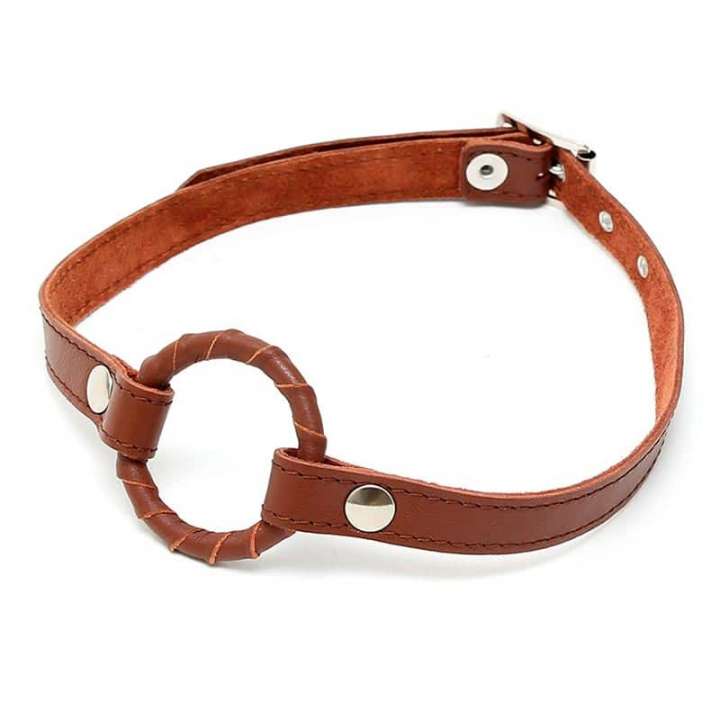 Priser på RIMBA O-ring Gag Læder Brun