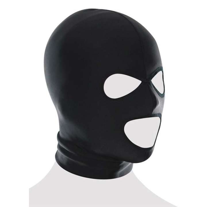 Priser på Fetish Fantasy Spandex 3-hullers Maske Sort