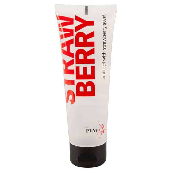 Priser på Just Play Strawberry Massage Gel 80 ml