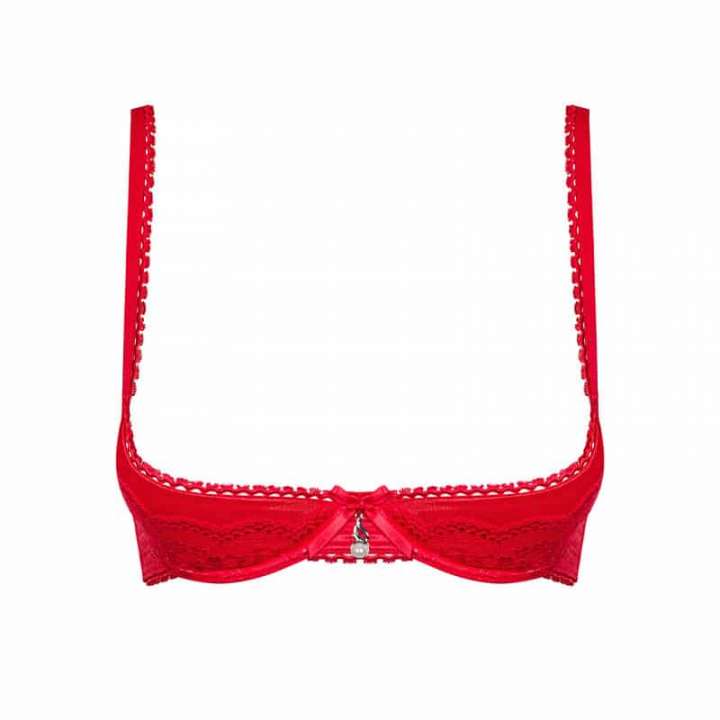 Priser på Obsessive Lovica Åben BH Rød - L/XL