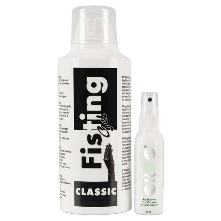 Priser på Fisting Gel Classic + Sexlegetøjsrens