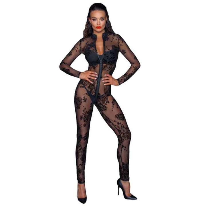 Priser på Noir Handmade Toxic Catsuit Sort - M