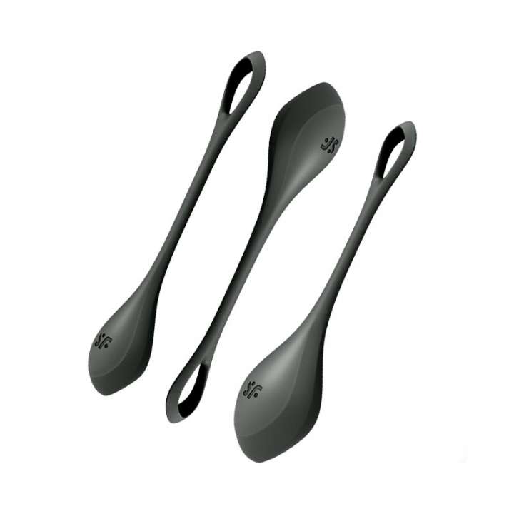 Priser på Satisfyer Yoni Power 2 Bækkenbundskugler Sort