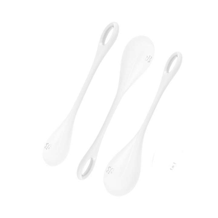 Priser på Satisfyer Yoni Power 1 Bækkenbundskugler Hvid
