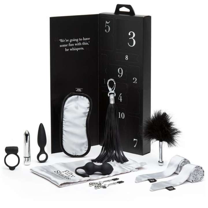 Priser på Fifty Shades of Grey Pleasure Overload 10 Days of Play Par Sæt