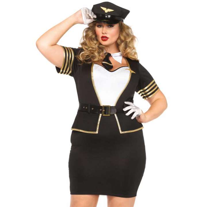 Priser på Leg Avenue Mile High Pilot Kostume - XXXL/XXXXL