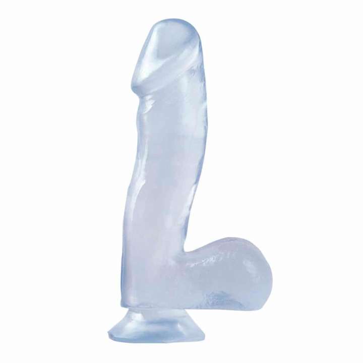 Priser på Basix Transparant Dildo med Sugekop 13 cm