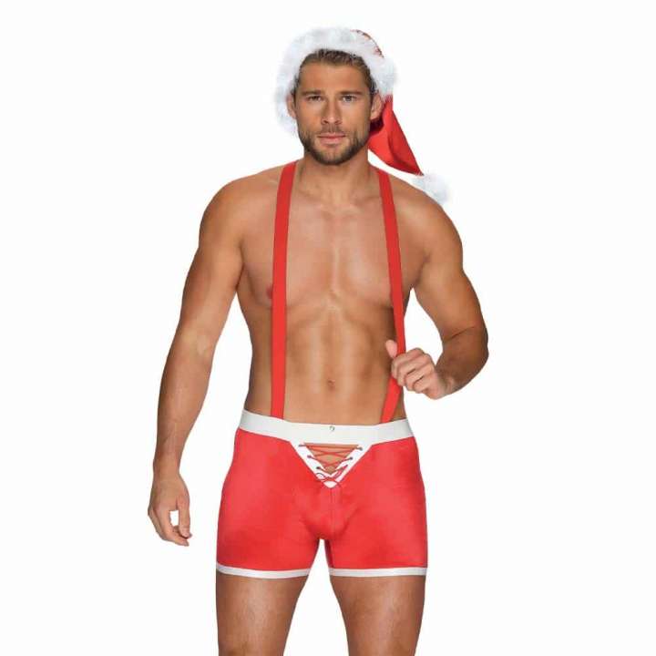 Priser på Obsessive Mr Claus Jule Sæt til Mænd - L/XL