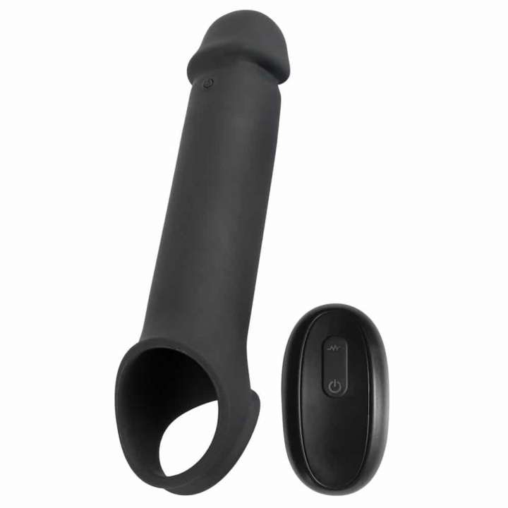 Priser på Rebel Penis Extension med Fjernbetjening Sort