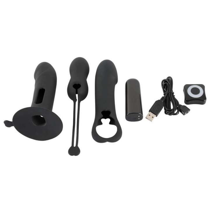 Priser på Black Velvets Vibrator Sæt Sort
