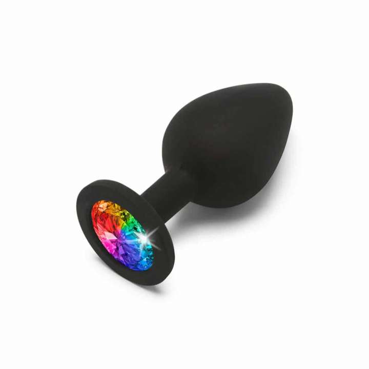 Priser på ToyJoy Rainbow Butt Plug Jewel Medium