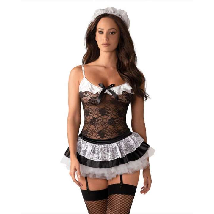 Priser på Obsessive Jenny Stuepige Kostume 5 Dele - S/M