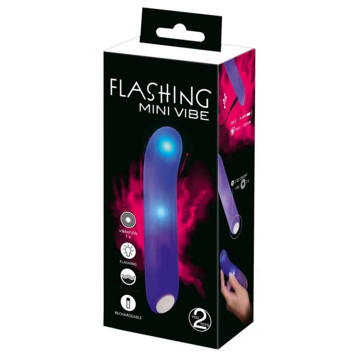 Priser på You2Toys Flashing Mini Vibrator Med Lys