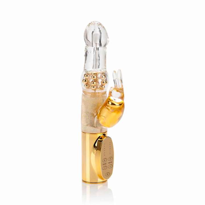 Priser på CalExotics Jack Rabbit Premium Silikone Rabbit Guld