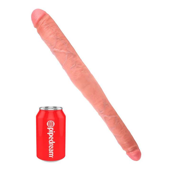 Priser på King CockÂ® Tilspidset Dobbelt Dildo 41 cm