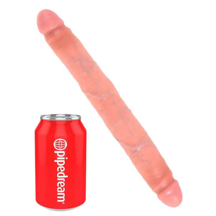 Priser på King CockÂ® Slim Dobbelt Dildo 30 cm