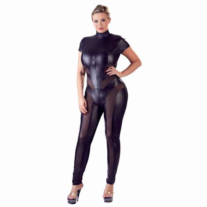 Priser på Cottelli Plus Size Catsuit/Jumpsuit - XL