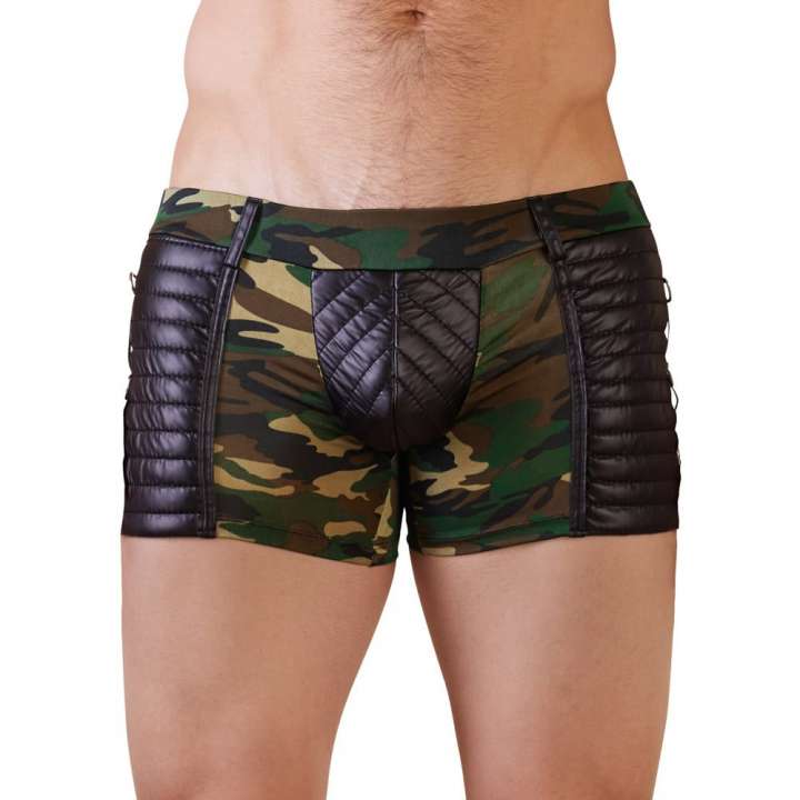 Priser på NEK Korte boksershorts til mænd i camouflage - L