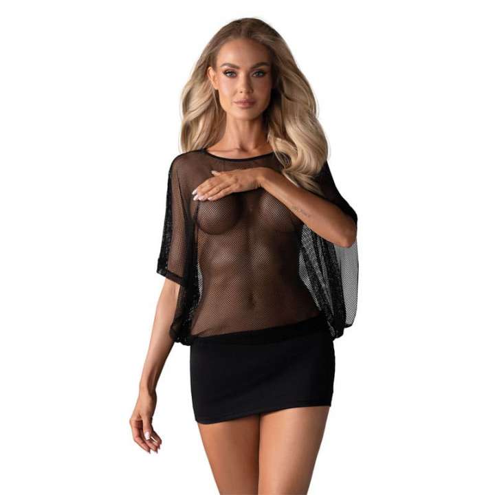 Priser på Obsessive Rochelle Mini Kjole Sort - L/XL