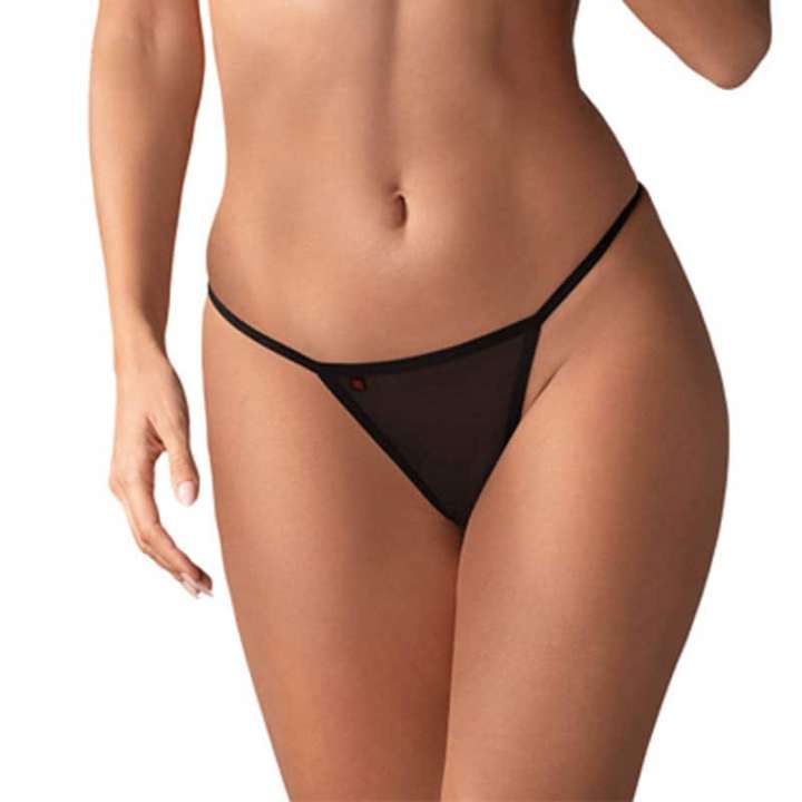 Priser på Obsessive Luiza G-Streng Sort - L/XL