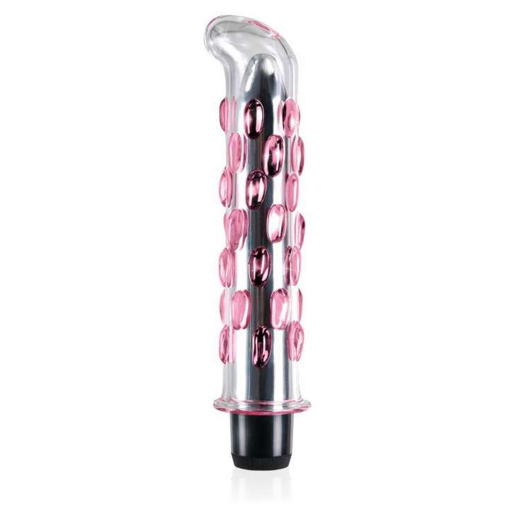 Priser på Icicles No. 19 Pink Glas Dildo med Vibrator