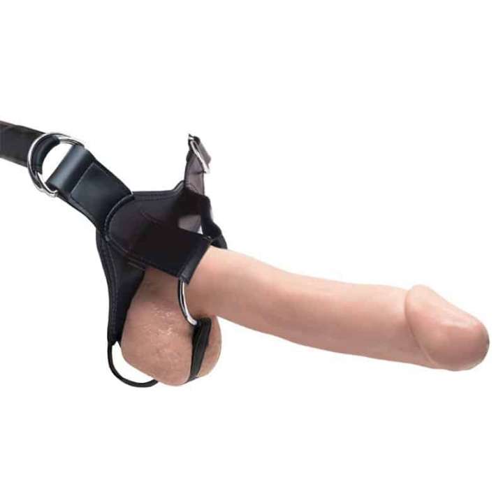 Priser på Fetish Fantasy Extreme Hul Strap On Dildo 30 cm