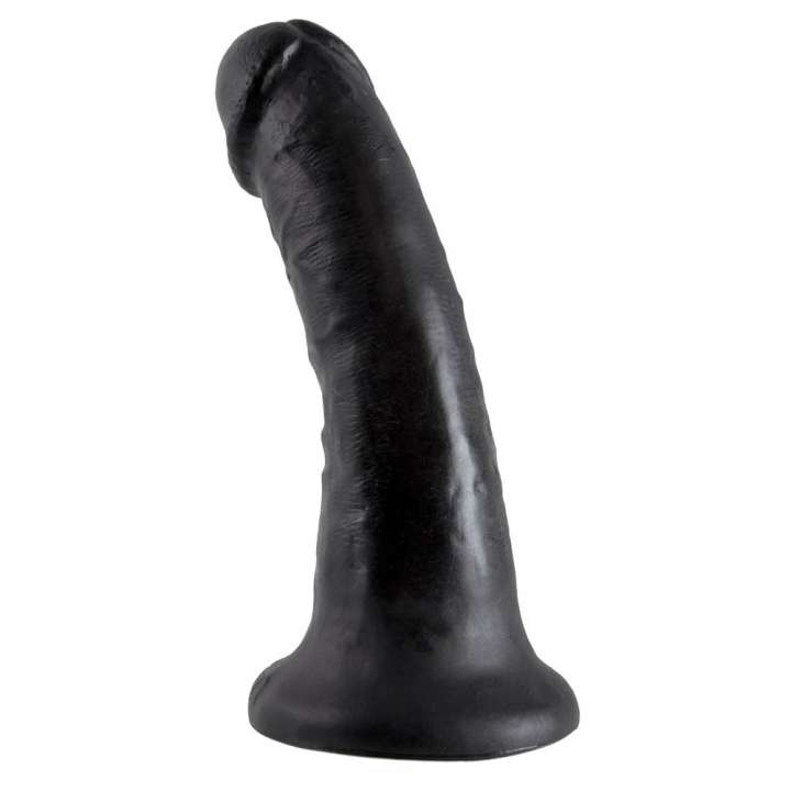 Priser på King CockÂ® Sort Dildo 15 cm
