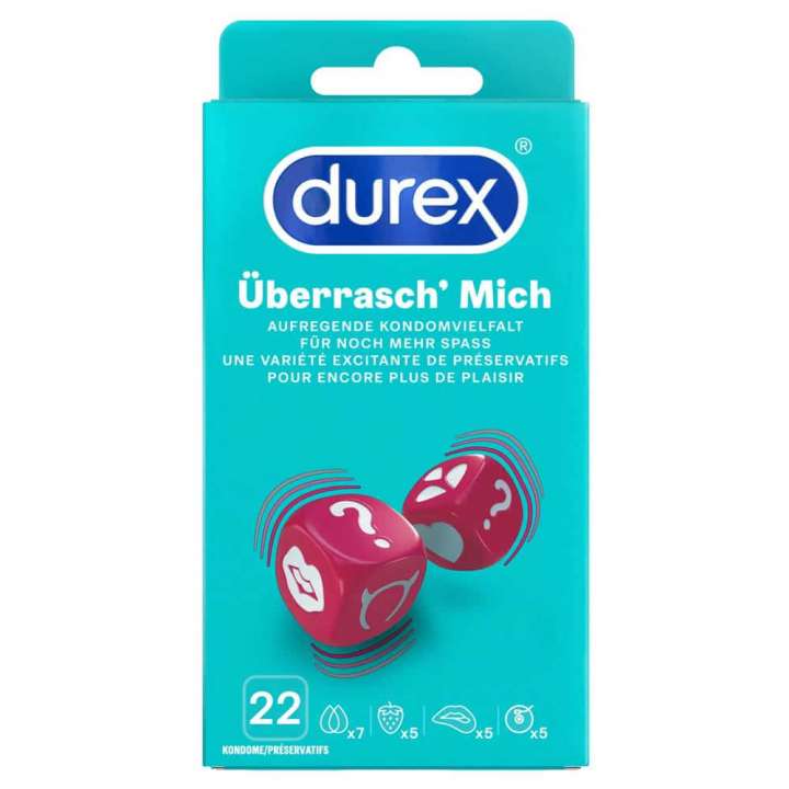 Priser på Durex Surprise Me Kondomer 22 stk