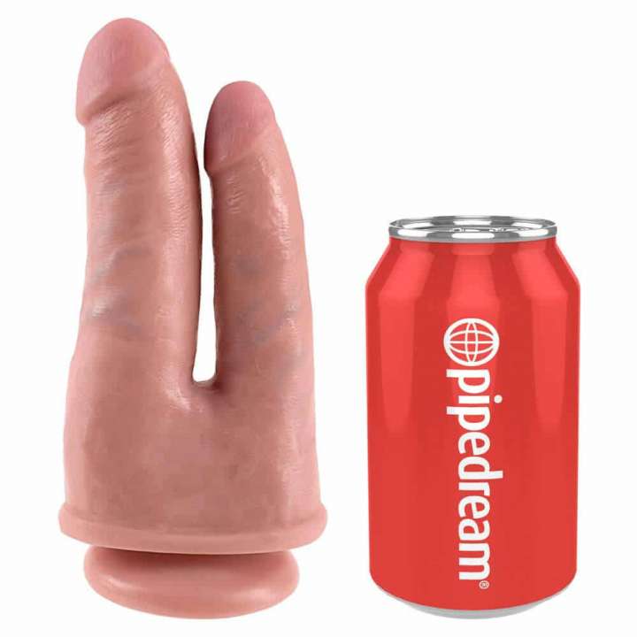 Priser på King CockÂ® Dobbelt Dildo 15 cm