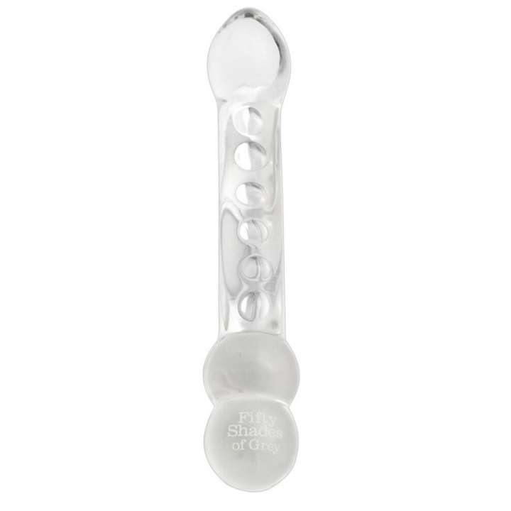 Priser på Fifty Shades of Grey Drive Me Crazy Glas Massage Dildo