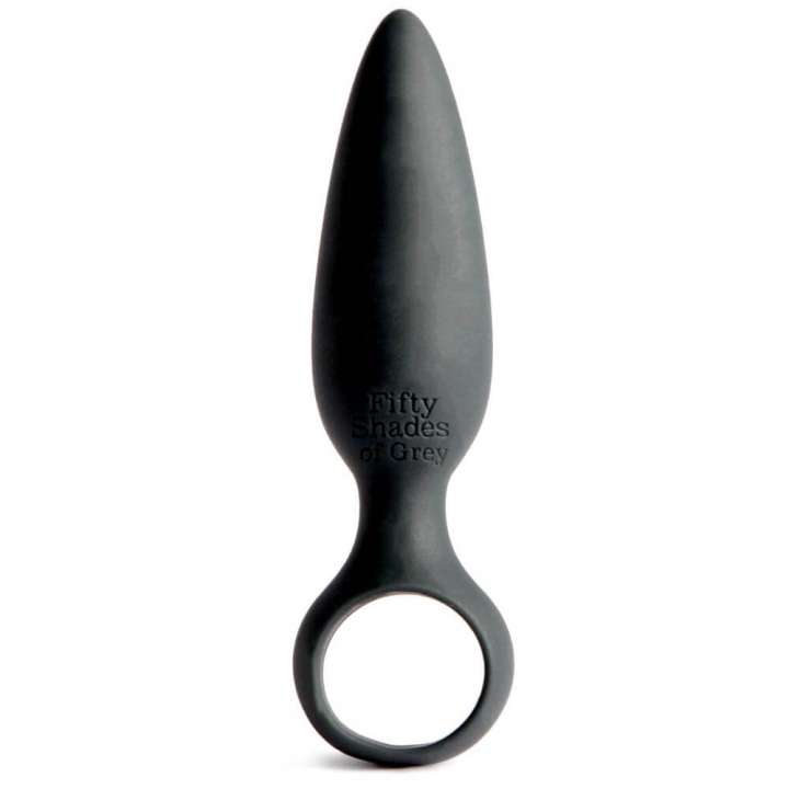 Priser på Fifty Shades of Grey Silikone Butt Plug Sort