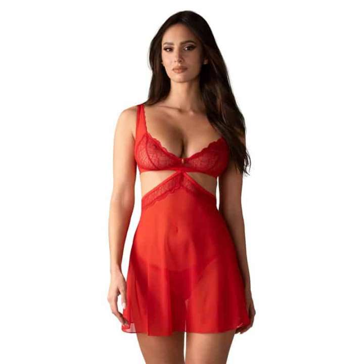 Priser på Obsessive Cupide Desir Babydoll - S/M