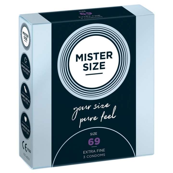 Priser på Mister Size 69 - Kondomer-3 stk.